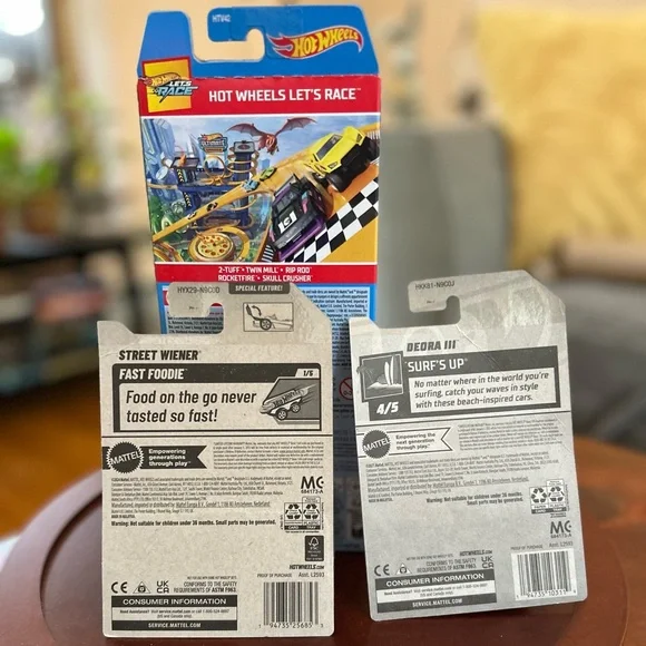 Hot Wheels City Car Bundle–Deora II,Street Weiner+5-Pack(Netflix Let’s Race) - Picture 7 of 10